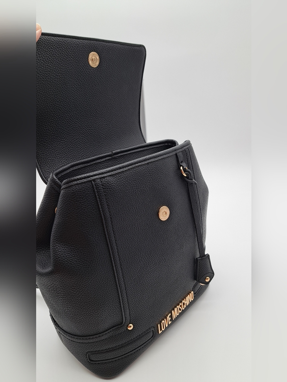 Love Moschino Daily Love Logo Backpack - Picture 8 of 14